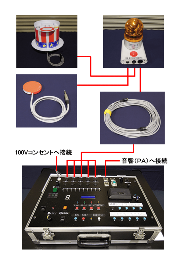 早押し判定機　接続図